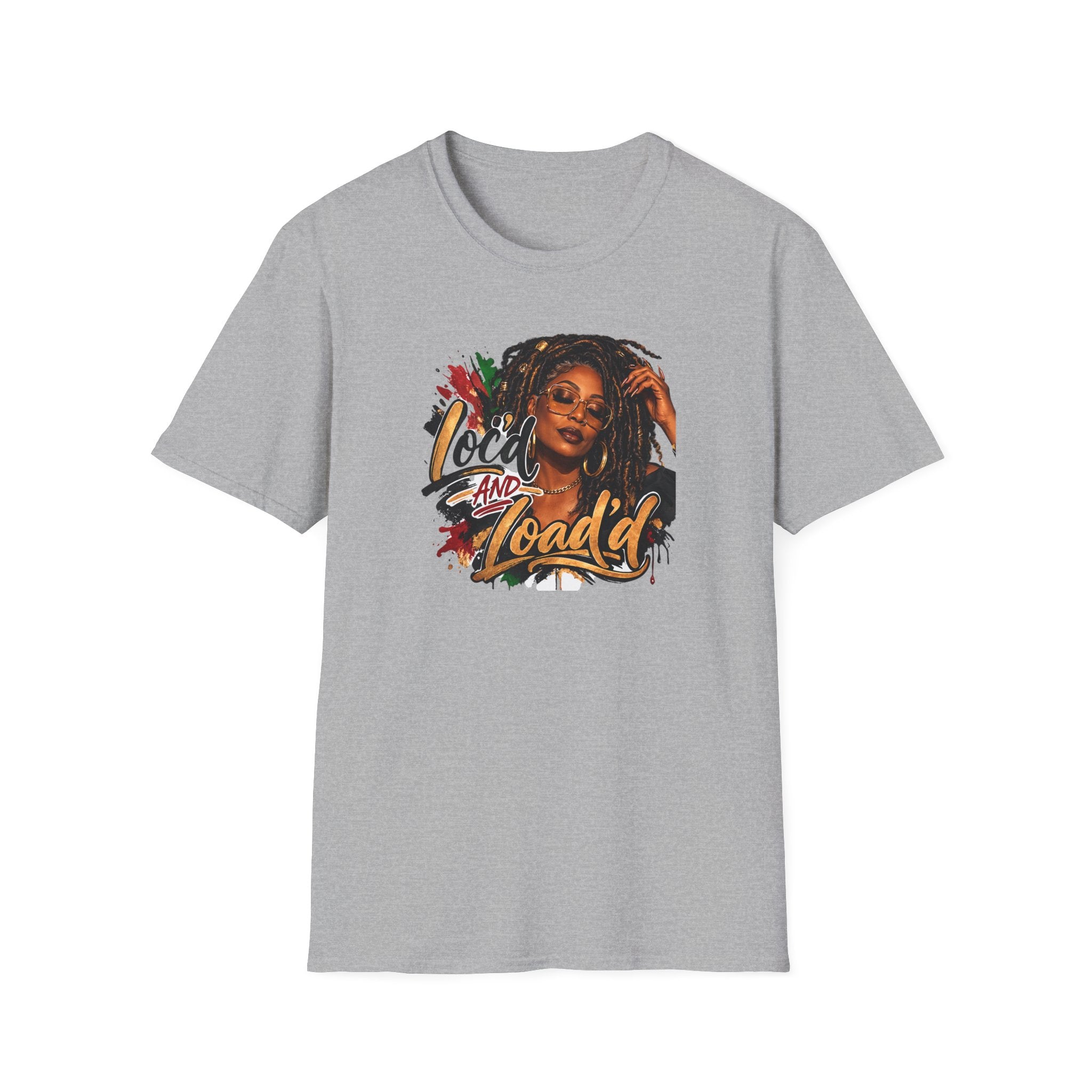 Bold Rasta Portrait “Loc'd and Loaded” Graphic Tee