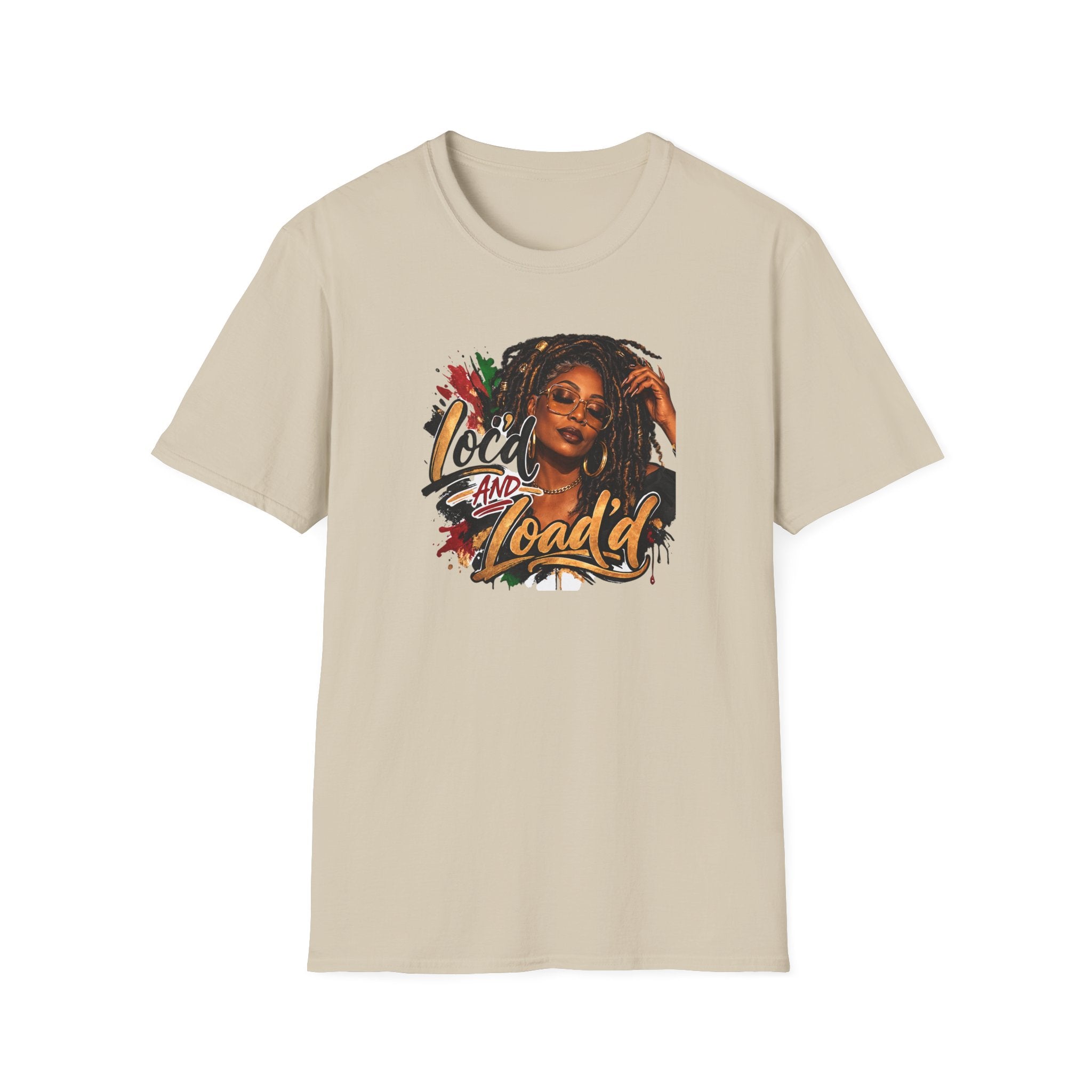 Bold Rasta Portrait “Loc'd and Loaded” Graphic Tee