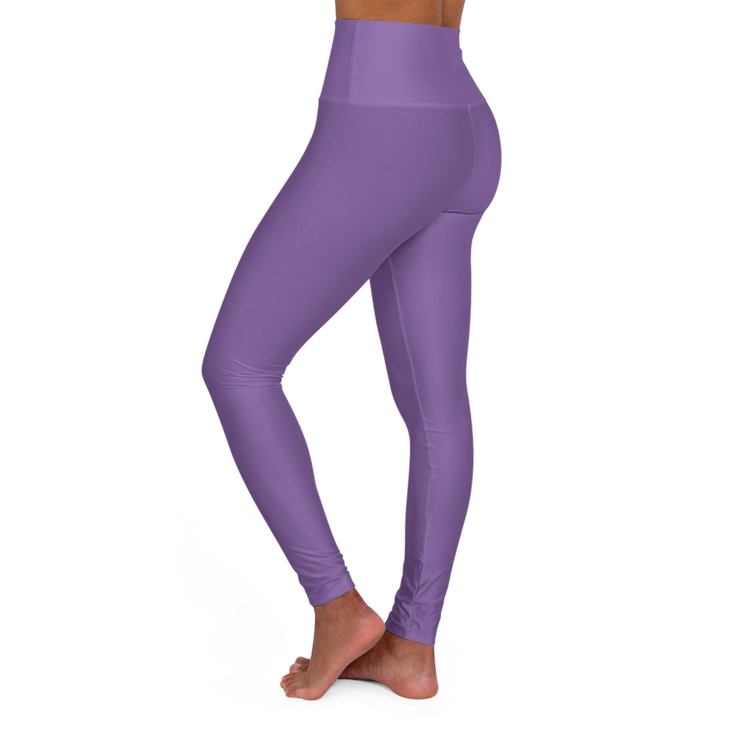 High-Waist Lavender Yoga Leggings