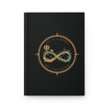 Hardcover Journal — "Life Is a Journey, Not a Destination" Infinity Travel Notebook