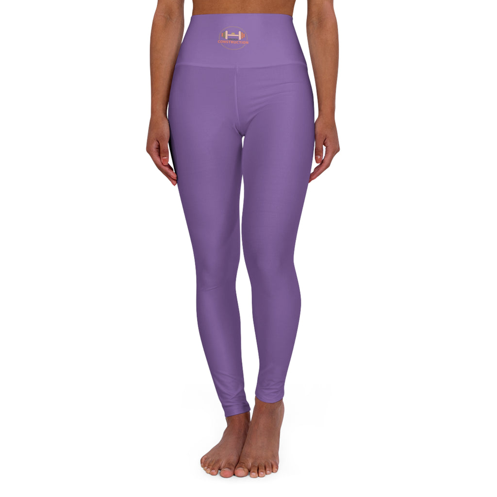 High-Waist Lavender Yoga Leggings