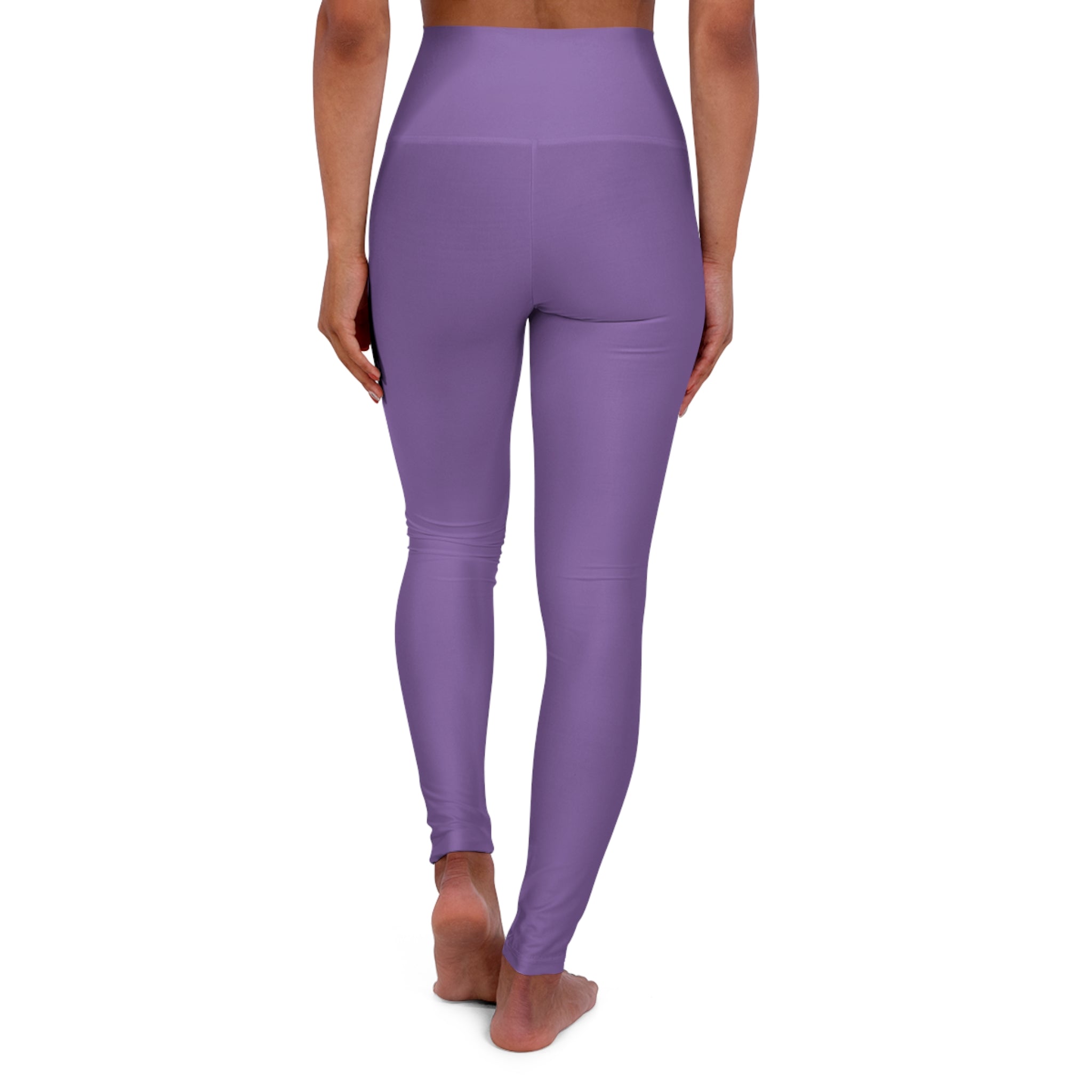 High-Waist Lavender Yoga Leggings