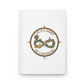 Life Is a Journey Hardcover Journal — Inspirational Travel Infinity Notebook