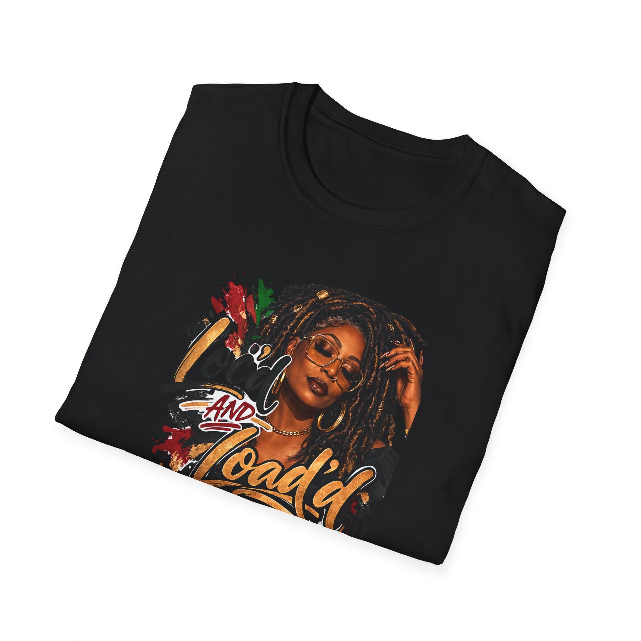 Bold Rasta Portrait “Loc'd and Loaded” Graphic Tee