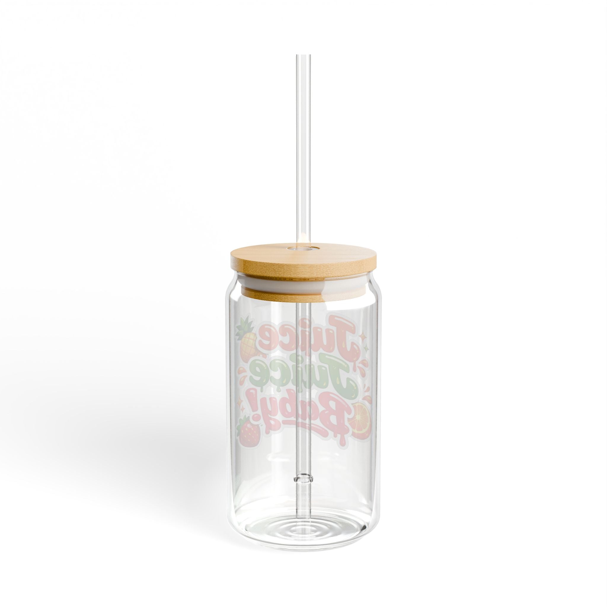 Juice Juice Baby Sipper Glass — 16oz Cute Straw Cup
