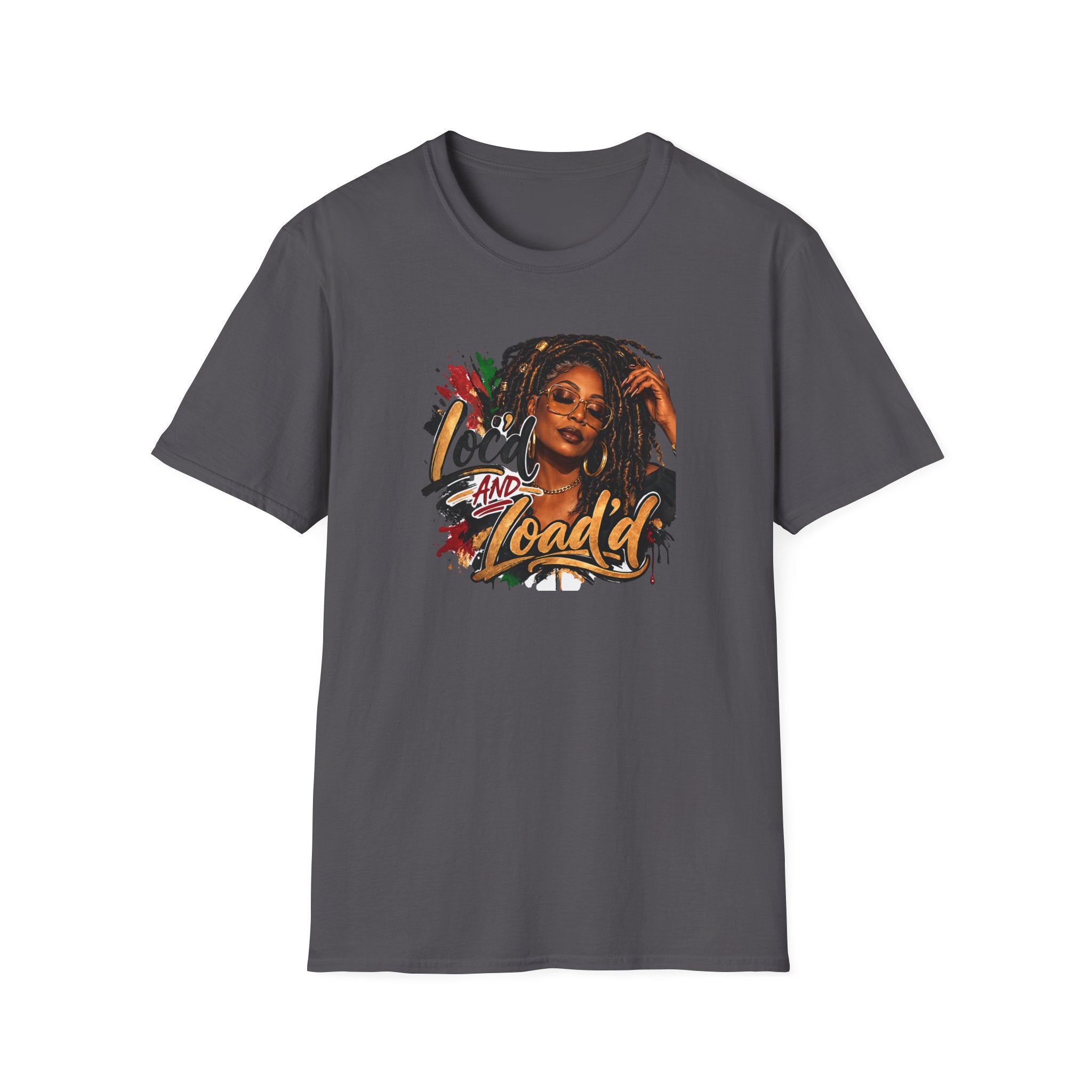 Bold Rasta Portrait “Loc'd and Loaded” Graphic Tee