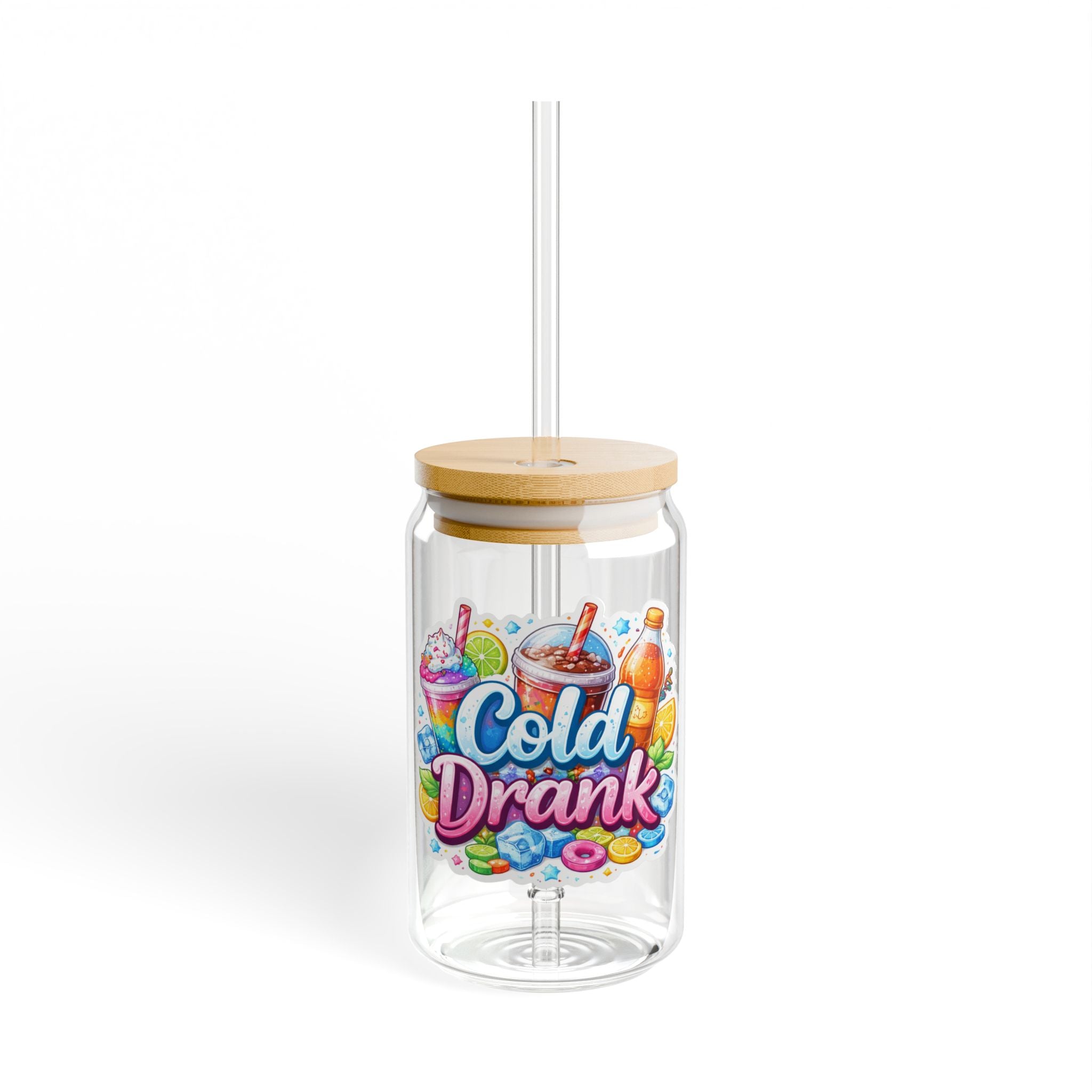 "Cold Drank" Sipper Glass