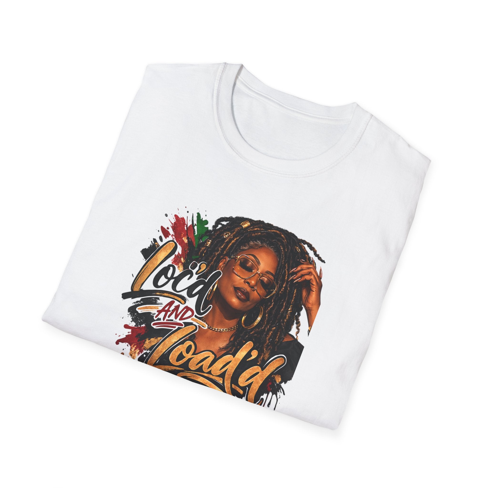 Bold Rasta Portrait “Loc'd and Loaded” Graphic Tee