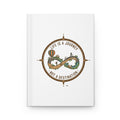 Hardcover Journal — "Life Is a Journey, Not a Destination" Infinity Travel Notebook