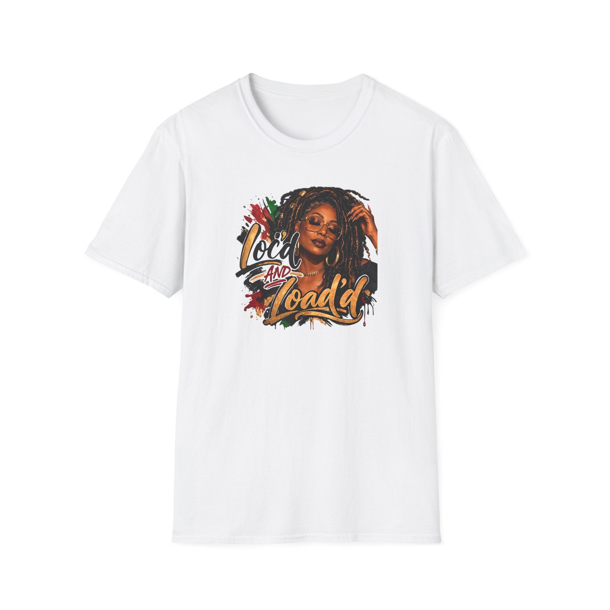 Bold Rasta Portrait “Loc'd and Loaded” Graphic Tee