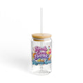 16oz Sipper Glass — "Drank Good Drank Reeeal Good" Colorful Party Tumbler with Straw